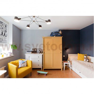 Люстра черная Favourite 1512-6P