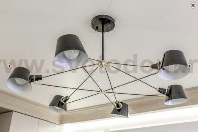 Люстра черная Favourite 1512-6P