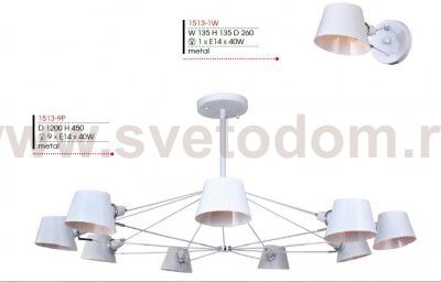 Настенный светильник Favourite 1513-1W Eimer