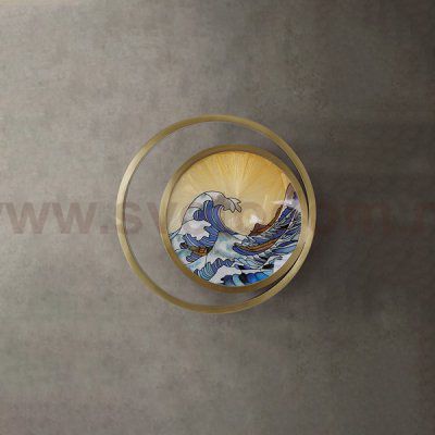 Настенный светильник AKIRA WAVE WALL ImperiumLoft 151427-26