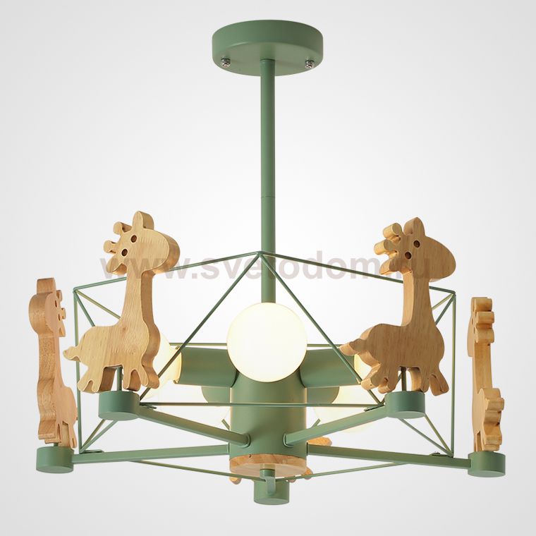 Потолочная люстра GIRAFFE Crystal Green ImperiumLoft 151530-26