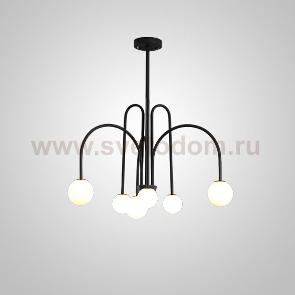 Потолочная люстра DAY L6 D75 Black ImperiumLoft 151603-26
