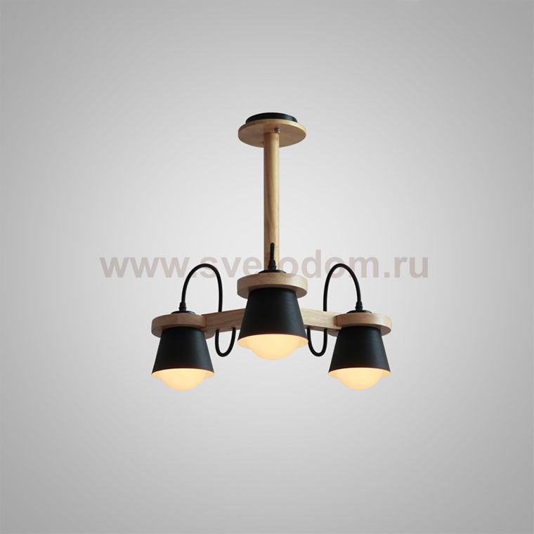 Люстра потолочная NATURA B3 Black ImperiumLoft 151721-26