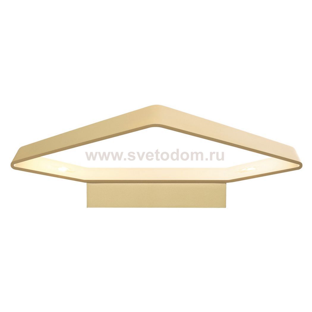 SLV 151733 BIG CARISO LED Wandleuchte 1, messing, 2x 9W LED, 3000K