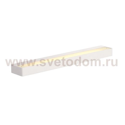 SLV 151781 SEDO LED 14 Wandleuchte, eckig mattweiss, Glas satiniert