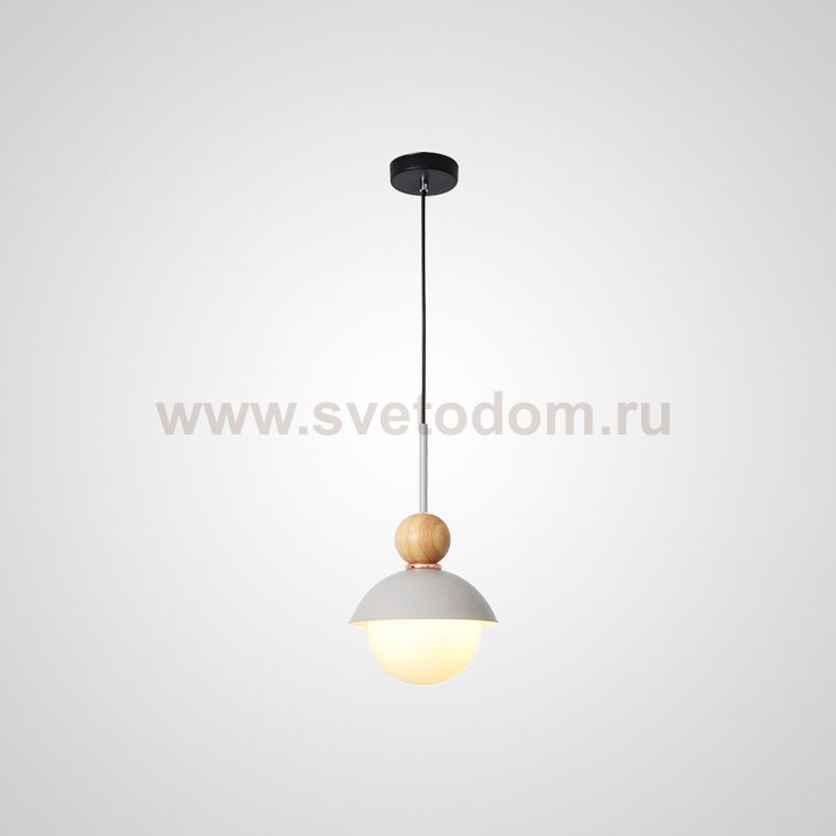 Подвесной светильник POMPON WOOD Серый ImperiumLoft 151781-26