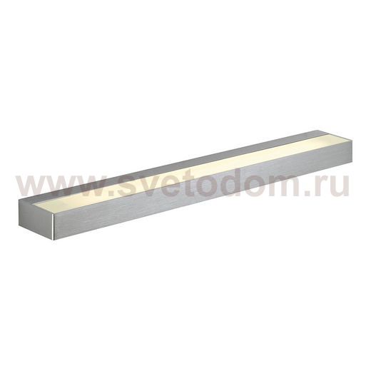 SLV 151786 SEDO LED 14 Wandleuchte, eckig alu-brushed, Glas satiniert