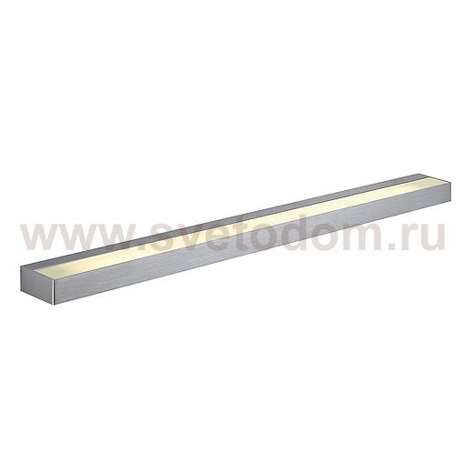 SLV 151796 SEDO LED 21 Wandleuchte, eckig, alu-brushed, Glas satiniert, 3000K