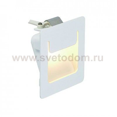 SLV 151950 DOWNUNDER PUR Einbauleuchte, eckig, weiss, 3,6W LED, warm- weiss, 80x80mm