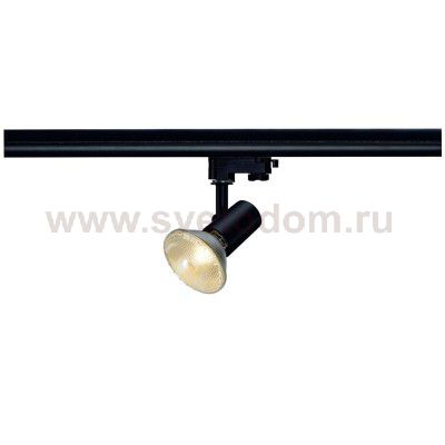 SLV 152200 E27 SPOT, schwarz, max. 75W, inkl. 3P.-Adapter