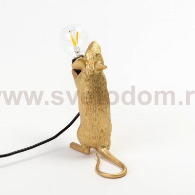 Настольная лампа Mouse Lamp Standing GOLD USB