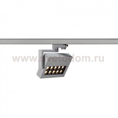 SLV 152544 PROFUNO LED Strahler, silber 3000K, 30°, inkl. 3P.-Adapter