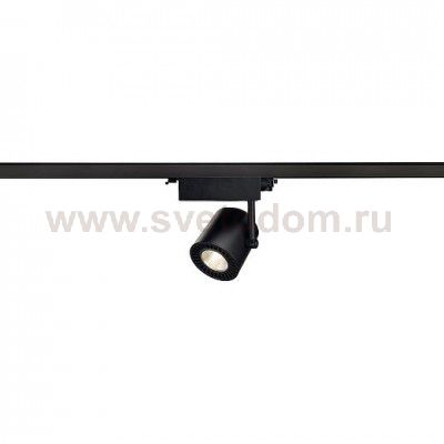 SLV 152620 SUPROS TRACK 3000 Spot, schwarz, 3000lm 3000K SLM, 60° Reflektor, inkl. 3P.-Adapter
