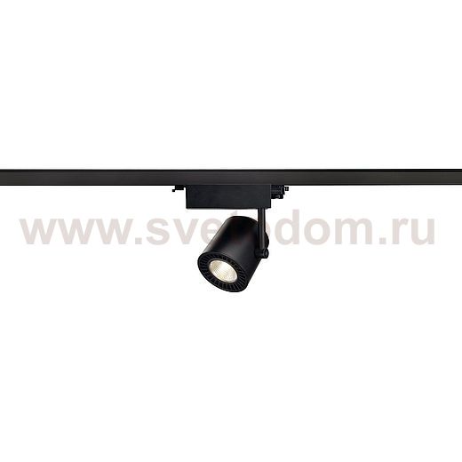 SLV 152620 SUPROS TRACK 3000 Spot, schwarz, 3000lm 3000K SLM, 60° Reflektor, inkl. 3P.-Adapter