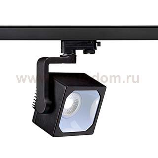 SLV 152780 EURO CUBE Spot, schwarz, 60°, 4000K, CRI90, inkl. 3P.-Adapter