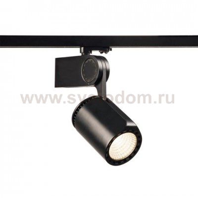 SLV 152920 DANCER LED Leuchtenkopf, schwarz, 3000K, inkl. 3P-Adapter