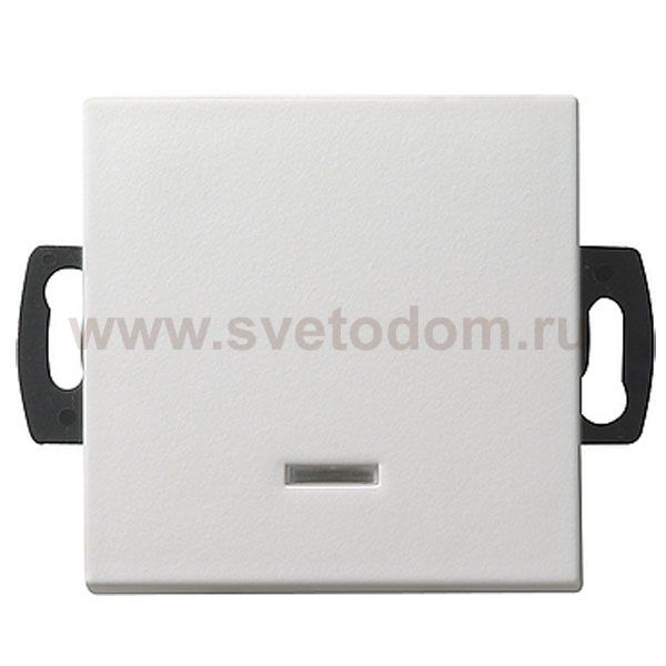 Gira Мех Выключатель кнопочный для малого напряжения до 42 В, с подсветкой (G15327)