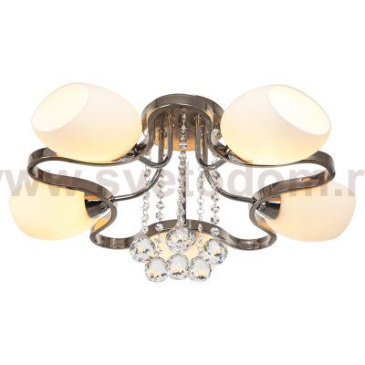 Люстра классическая с хрусталем Экономсвет 15401/5SN WT