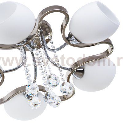 Люстра классическая с хрусталем Экономсвет 15401/5SN WT