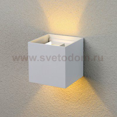 Winner белый уличный настенный светодиодный светильник 1548 TECHNO LED Elektrostandard