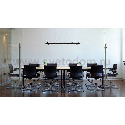 SLV 154920 LYNAH LED Pendelleuchte, hexa, mattschwarz, 6x10W, 3000K