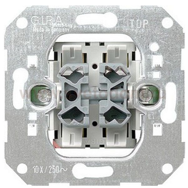 Gira Мех Переключатель кнопочный 2-х клавишный (G15500)