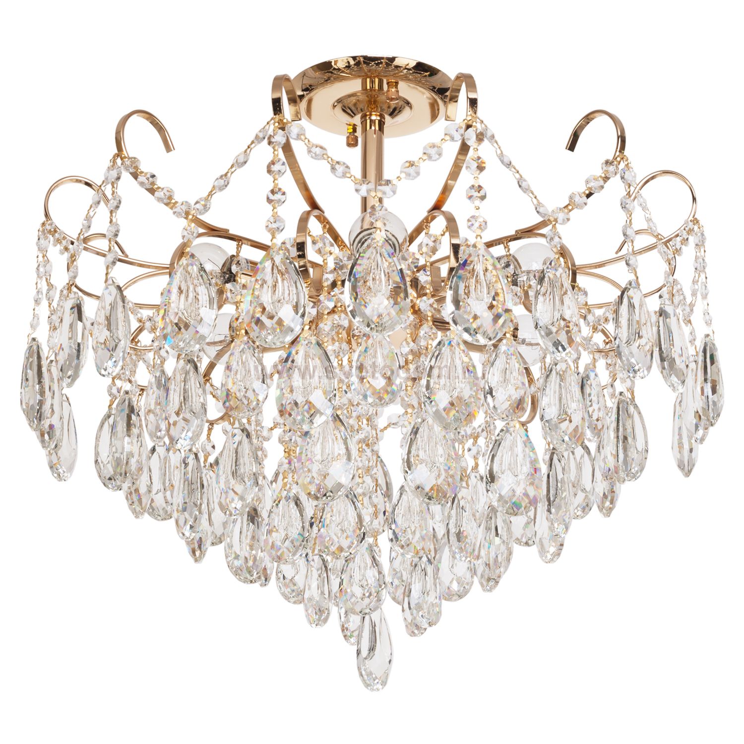 Люстра хрустальная Экономсвет 15506/6FGD WT