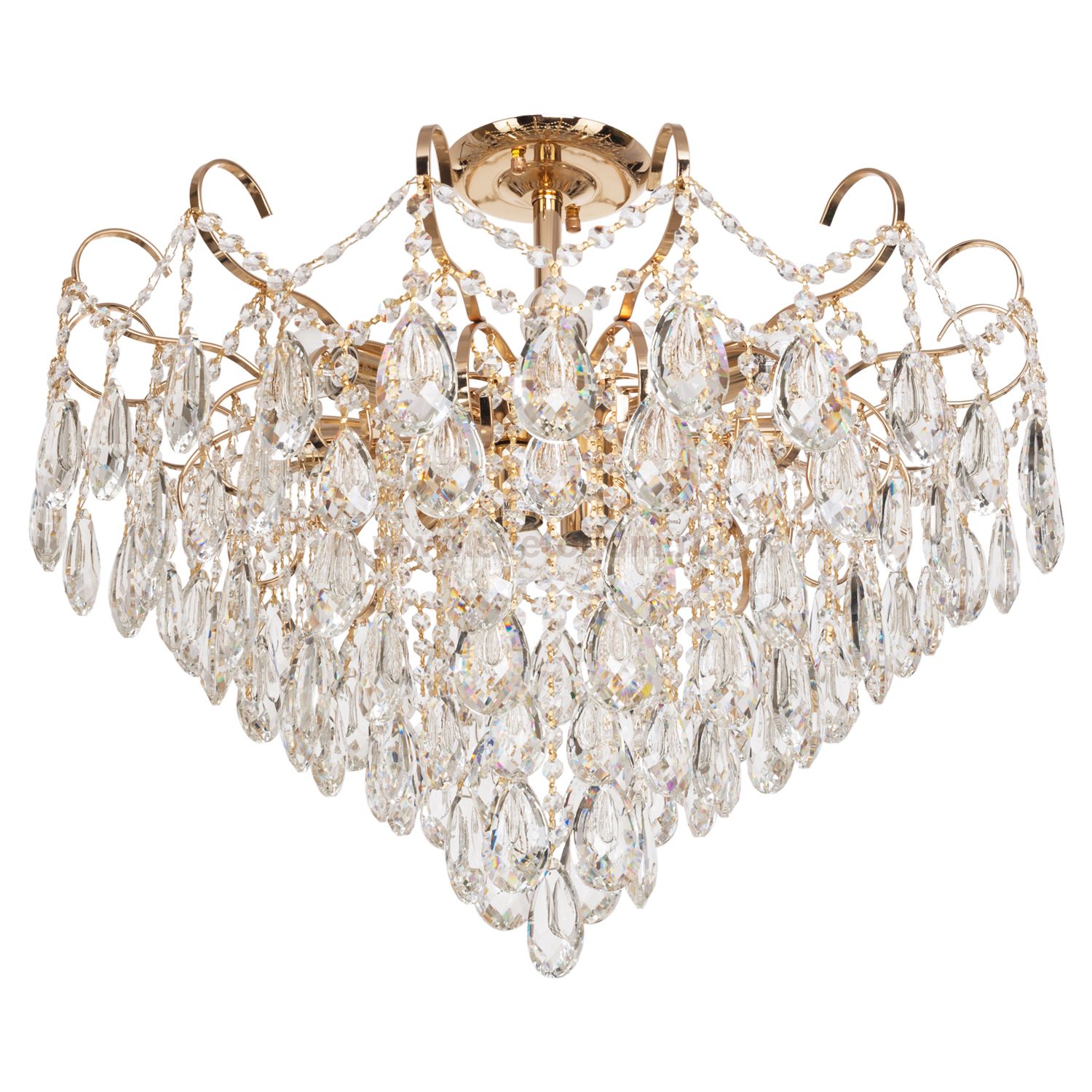 Люстра с хрусталем 15506/9FGD WT Экономсвет