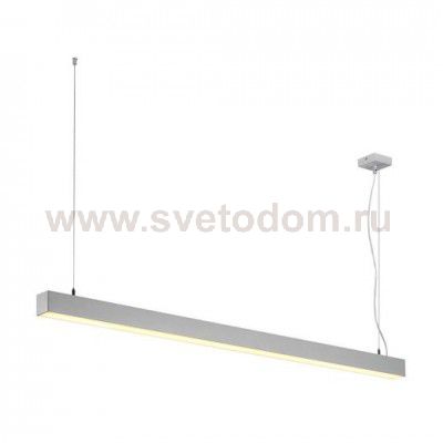 SLV 155124 Q-LINE SINGLE LED, Pendel- leuchte, 1500mm, silber