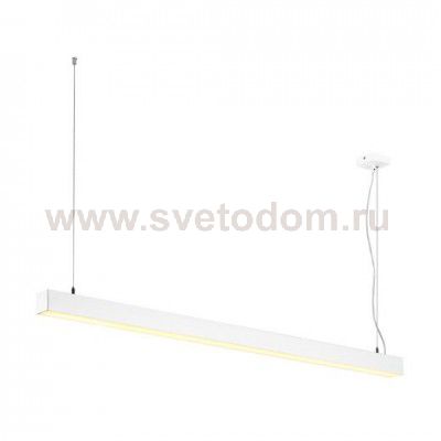 SLV 155131 Q-LINE SINGLE LED, Pendel- leuchte, DALI dimmbar, 1500mm, weiss