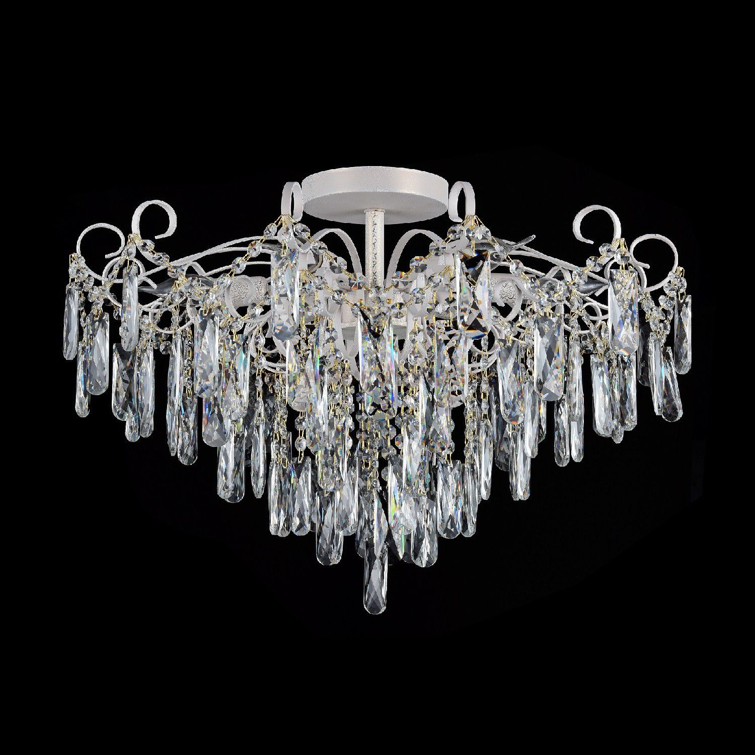 Люстра хрустальная 15534/6WT+CL Экономсвет