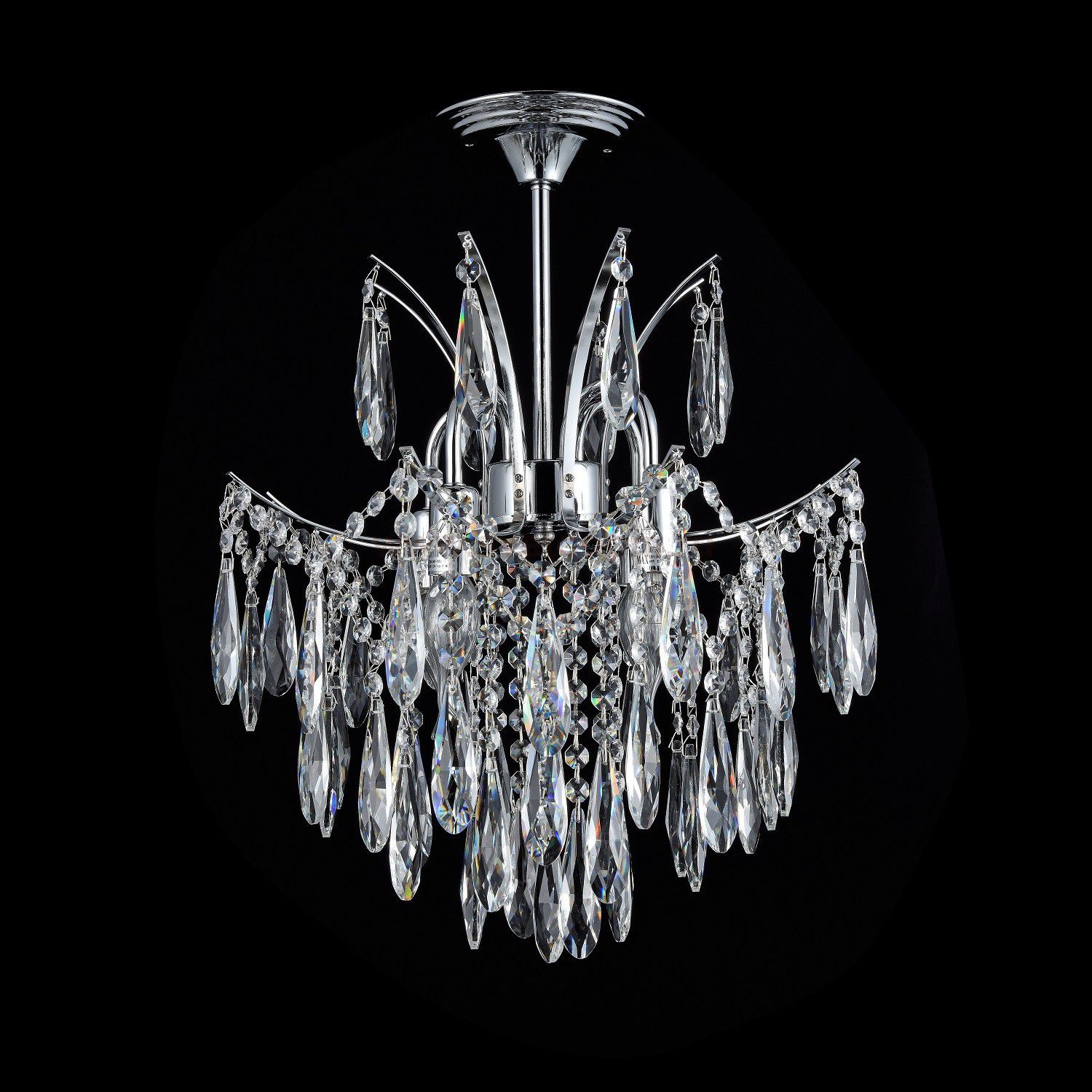 Люстра хрустальная 15538/4CR+CL Экономсвет