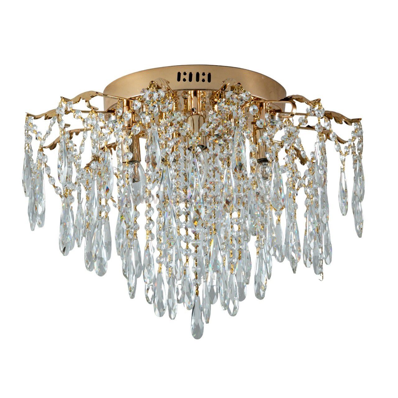 Люстра хрустальная 15545/8+8FGD+CL WTLED ЭкономСвет