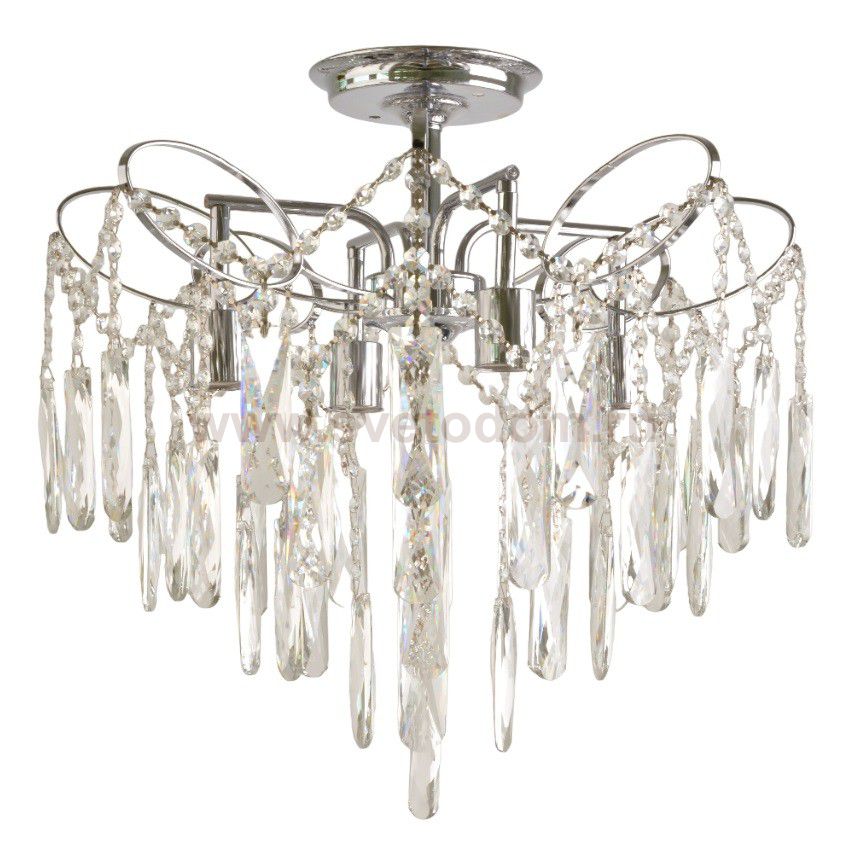 Люстра хрустальная 15550/4CR+CL Экономсвет