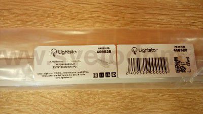 Профиль с прямоугольным рассеивателем Lightstar 409529 Profiled