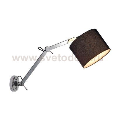 SLV 156010 TENORA WL-2 Wandleuchte, mit Doppelschwenkarm, schwarz, E27, max. 60W - 2 Packst?cke !