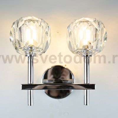 Бра RH Boule de Cristal Double Sconce Chrome ImperiumLoft 156049-22