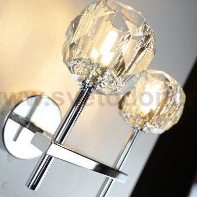 Бра RH Boule de Cristal Double Sconce Chrome ImperiumLoft 156049-22