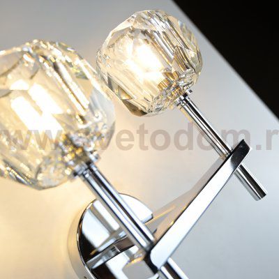 Бра RH Boule de Cristal Double Sconce Chrome ImperiumLoft 156049-22