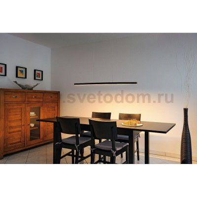 SLV 156227 VINCELLI PD Pendelleuchte, schwarz/Bambus, 2700K LED