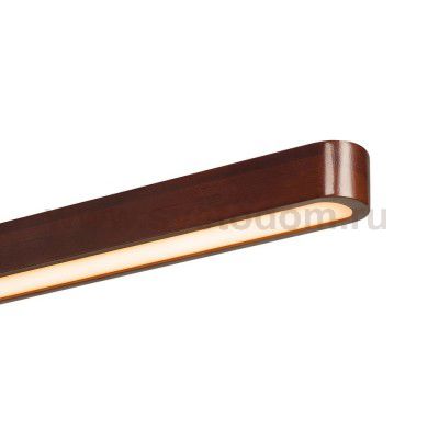 156297 SLV VINCELLI 2 DISPLAY светильник настенный с LED 9Вт (11Вт), 2700К, 500лм, черный / бамбук темный