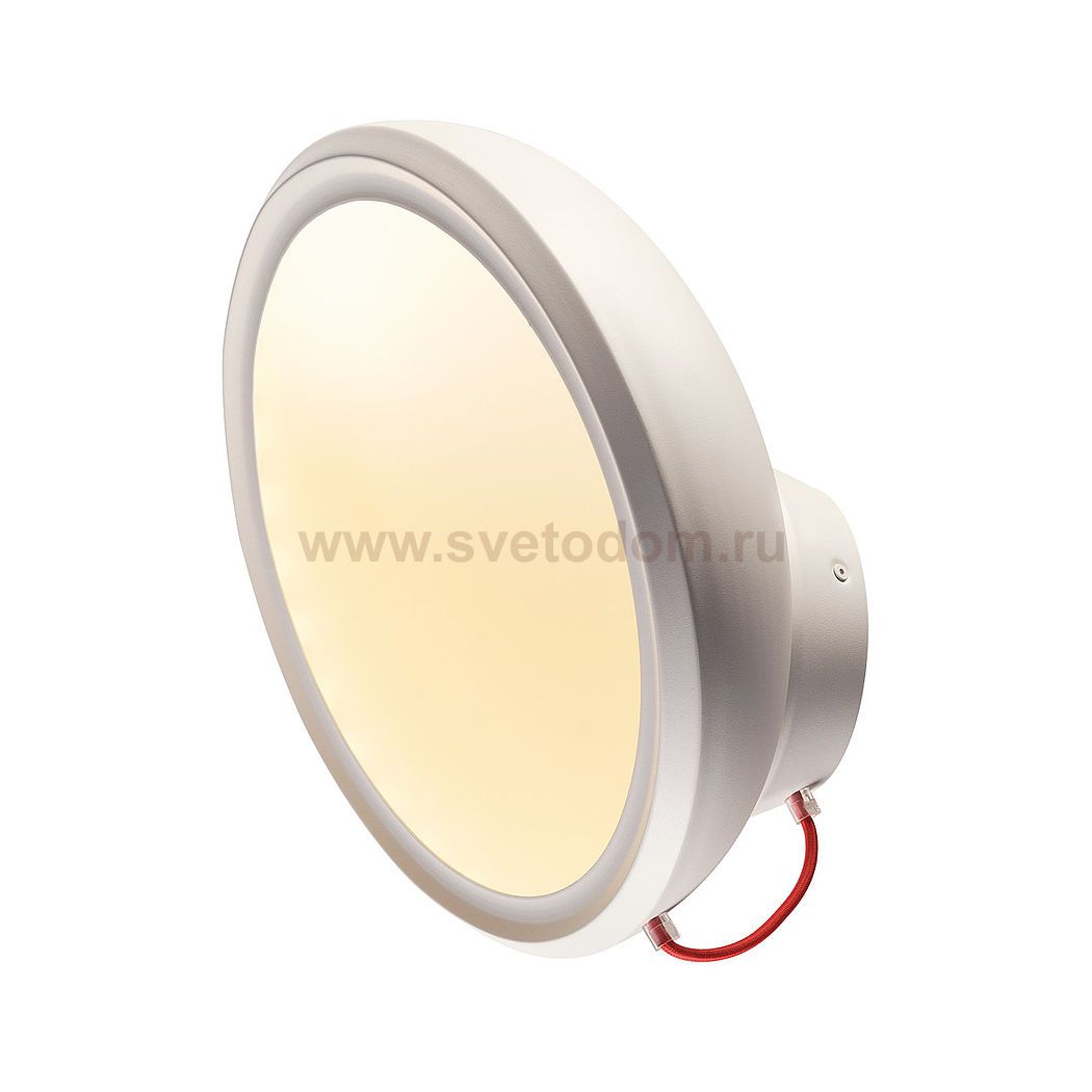 SLV 156311 IRING WALL Wandleuchte, rund, mattweiss, 72SMD LED, 14W, 3000K