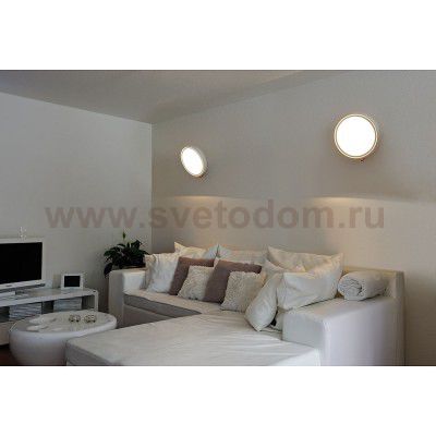 SLV 156311 IRING WALL Wandleuchte, rund, mattweiss, 72SMD LED, 14W, 3000K