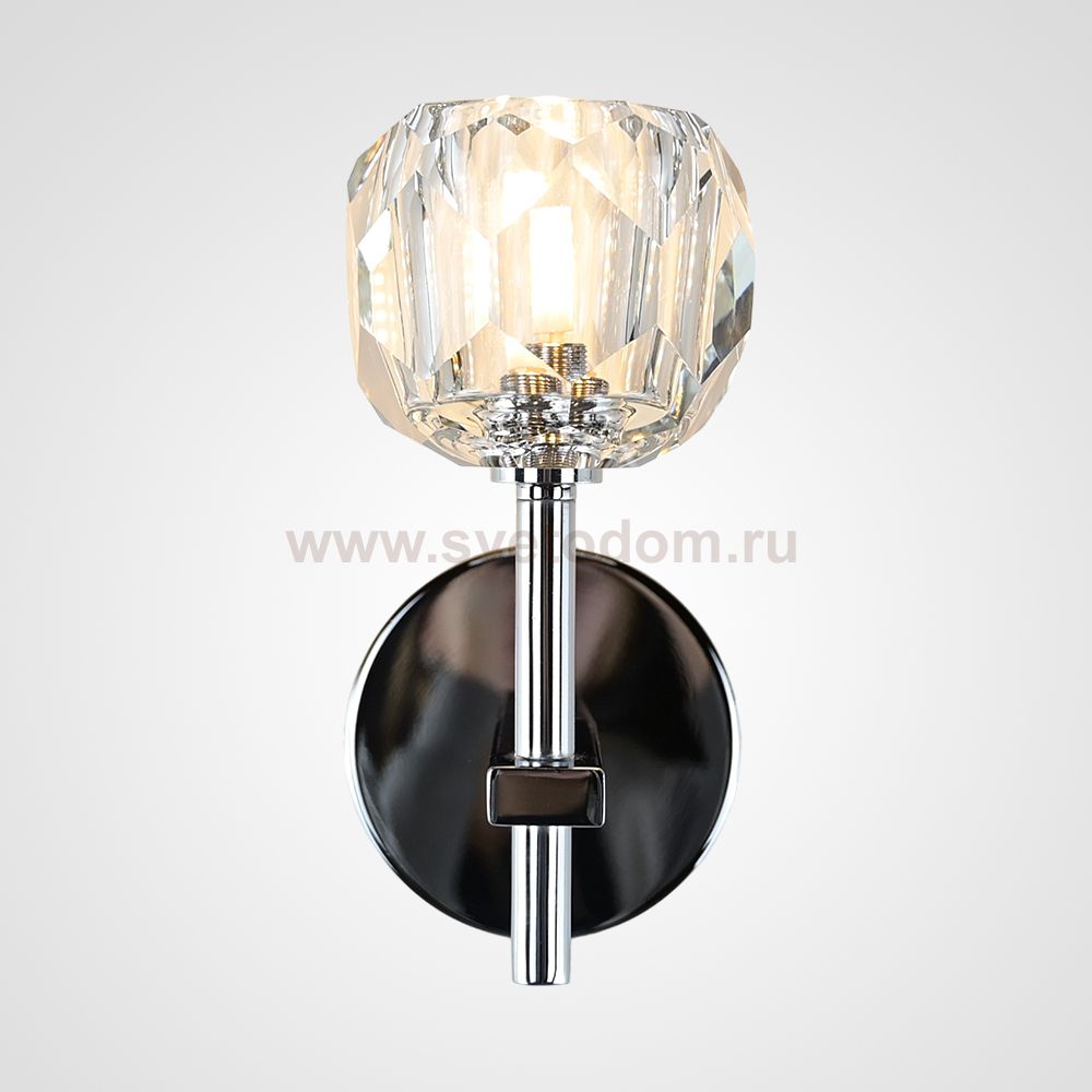Бра RH Boule de Cristal Single Sconce Chrome ImperiumLoft 156370-22