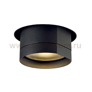 SLV 156400 BILAS Deckeneinbauleuchte, LED Downlight, rund, mattschwarz, 20W, 25°, 2700K