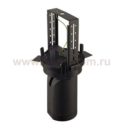 SLV 156410 BILAS Deckeneinbauleuchte, LED Downlight, rund, mattschwarz, 20W, 60°, 2700K