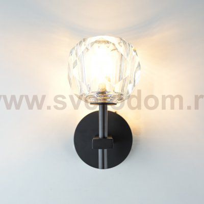 Бра RH Boule de Cristal Single Sconce Black ImperiumLoft 156563-22