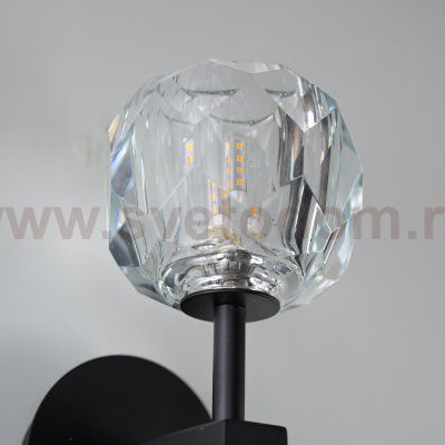 Бра RH Boule de Cristal Single Sconce Black ImperiumLoft 156563-22