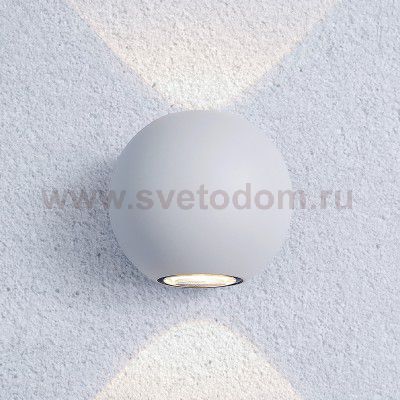 Diver белый уличный настенный светодиодный светильник 1566 TECHNO LED Elektrostandard