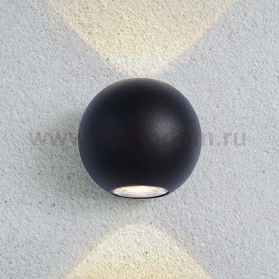 Diver черный уличный настенный светодиодный светильник 1566 TECHNO LED Elektrostandard